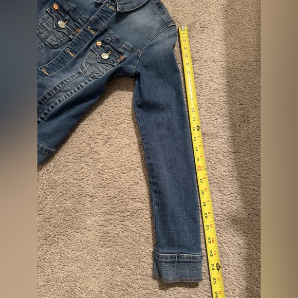 True Religión Blue Denim Jean Jacket Size Small - Picture 12 of 12